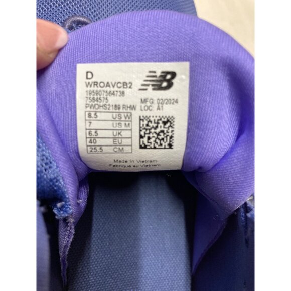 New Balance Women Fresh Foam Running Shoes 8.5 Wide Blue Athletic Sneakers New - Picture 7 of 7